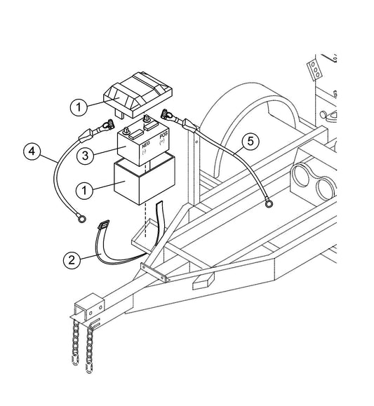 ST-45HRM CE Battery Assembly Parts