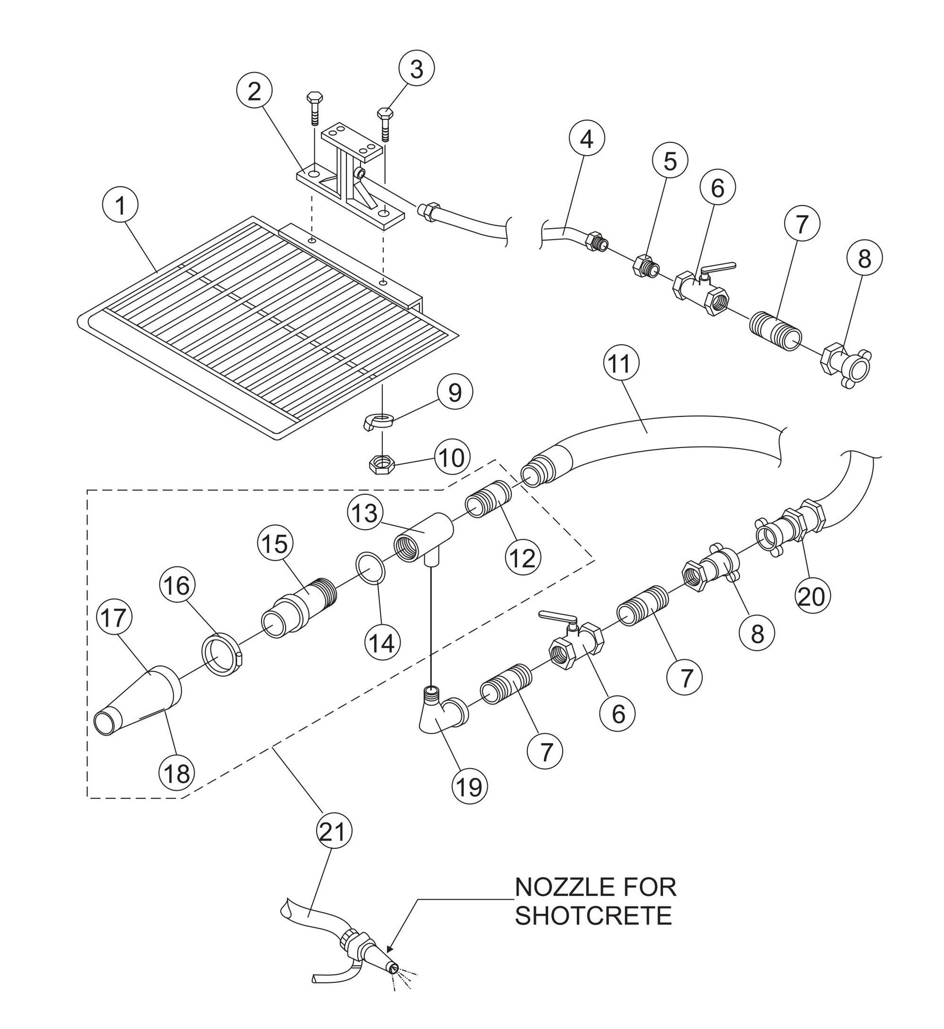 ST-45HRM CE Concrete Pump Accessories Assembly Parts