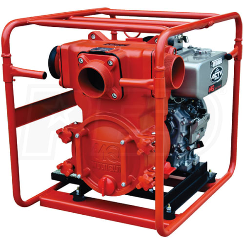 Multiquip QP4TK 475 GPM 4&quot; Electric Start Kubota Diesel Trash Pump