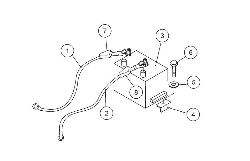 R2000H —  Battery Assy. Parts By Multiquip