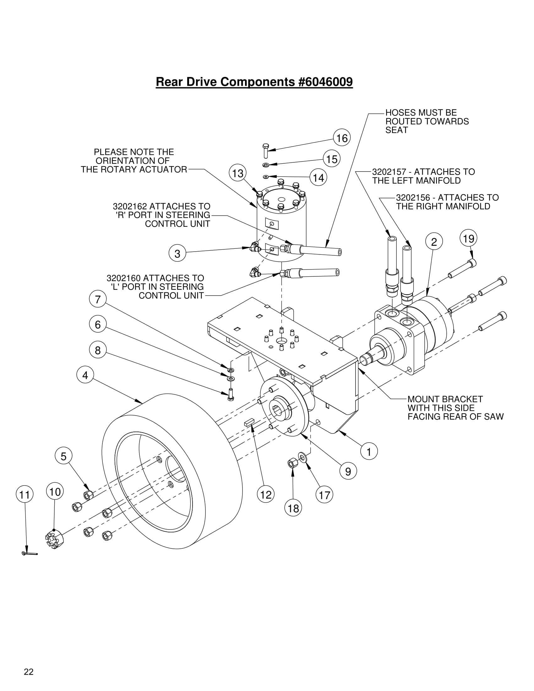 CC7874XL Rear Drive Components