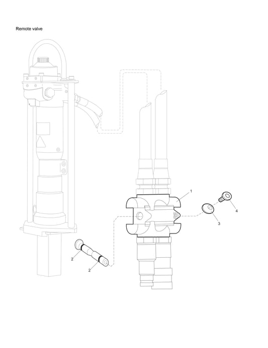 Remote Valve Hydraulic Post Drivers Parts By Chicago Pneumatics
