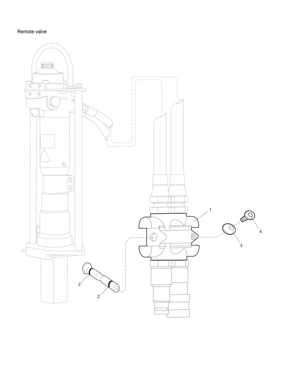 Remote Valve Hydraulic Post Drivers Parts By Chicago Pneumatics