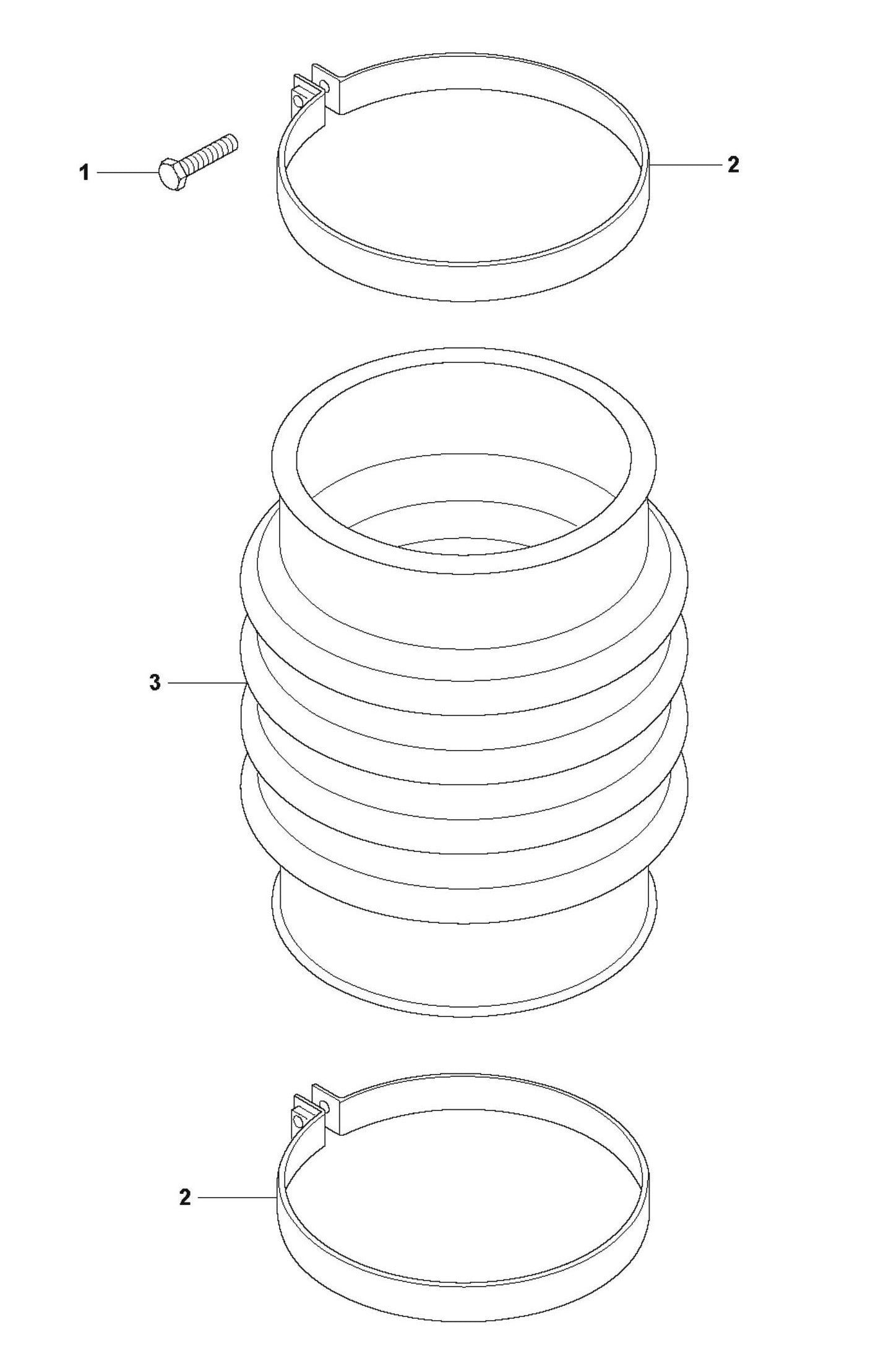 LT 800 Repair Kit Bellows Assembly Parts by Husqvarna