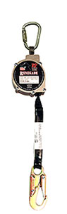 French Creek Renegade RG3-13-0 Retractable 13 feet Lifeline with 1" opening &amp;  steel carabiner