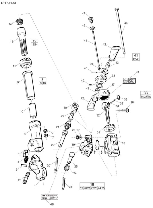 RH 571 5L Rock Drill