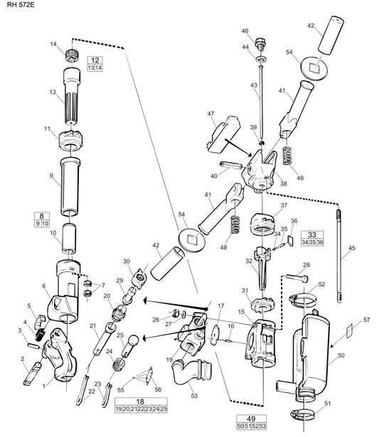 RH 572E Rock Drill