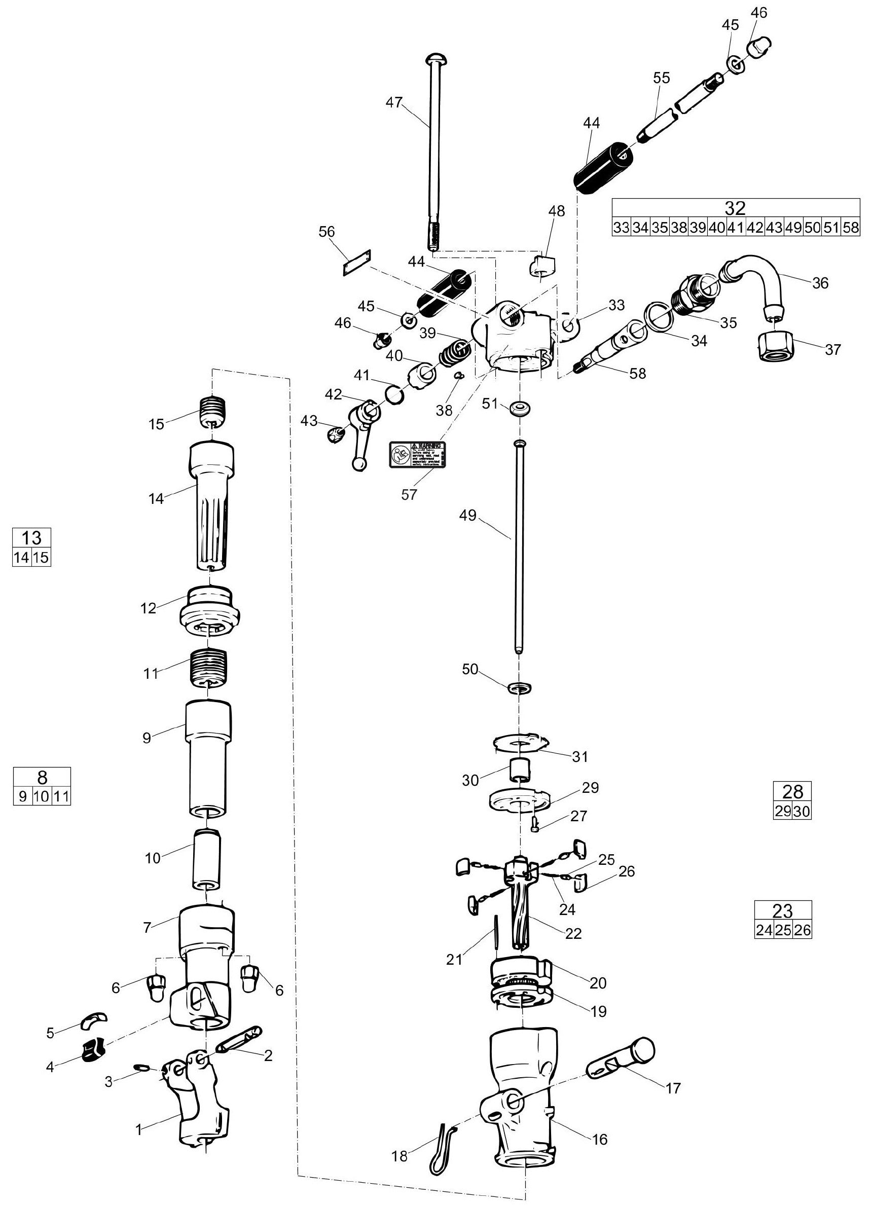 RH658 L Rock Drill