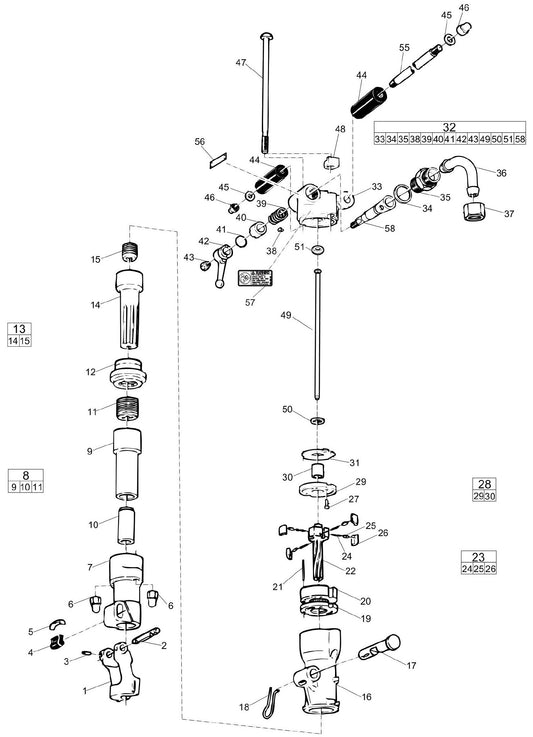 RH658 L Rock Drill
