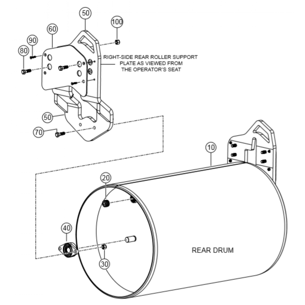 BA-Series Recoil starter Assembly. Parts by Multiquip Whiteman