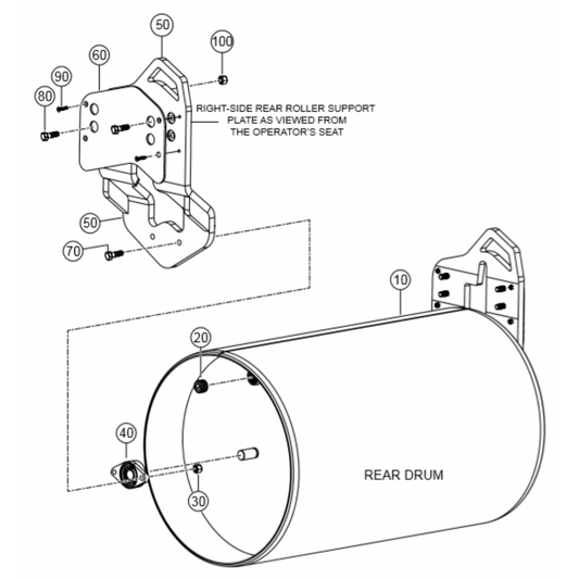 BA-Series Recoil starter Assembly. Parts by Multiquip Whiteman