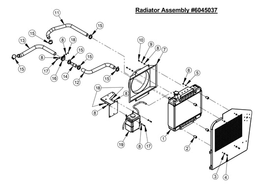 CC4144DXL Radiator Assembly