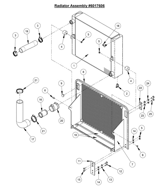 CC7574DD Radiator Assembly