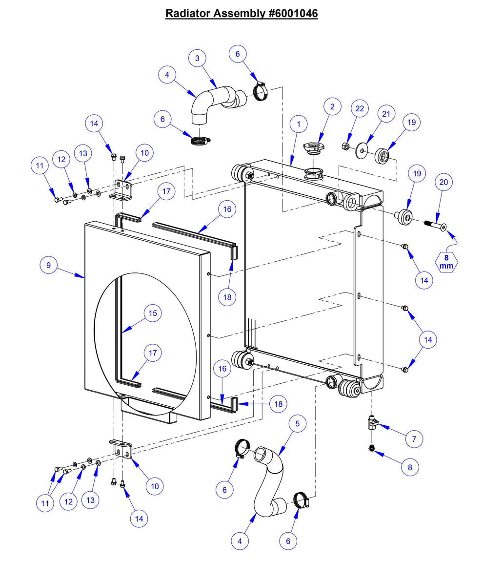CC5049 Radiator Assembly