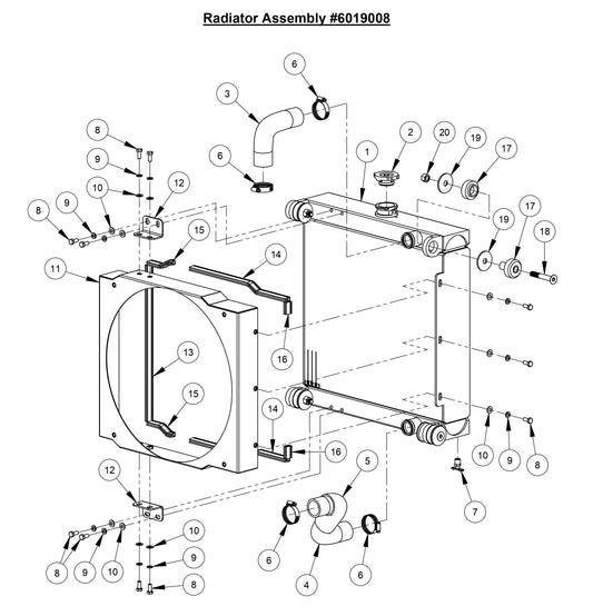 CC6566-3 Radiator Assembly