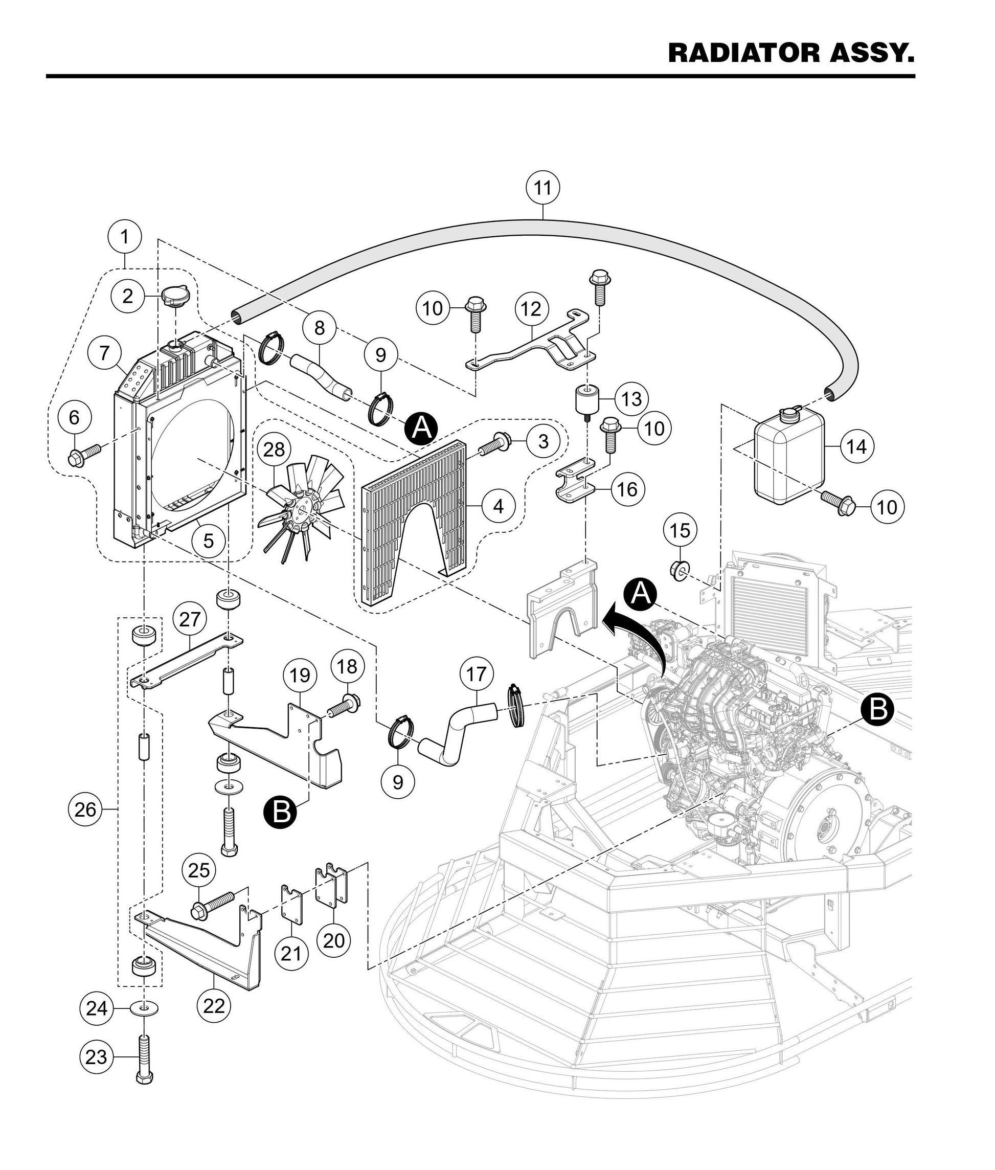 STXDF Radiator Assembly