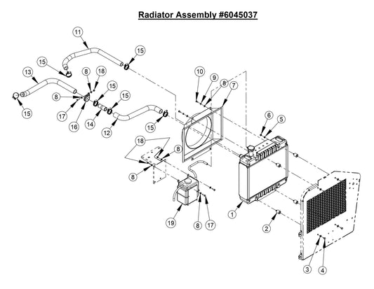 CC4144DXL-3 Radiator Assembly