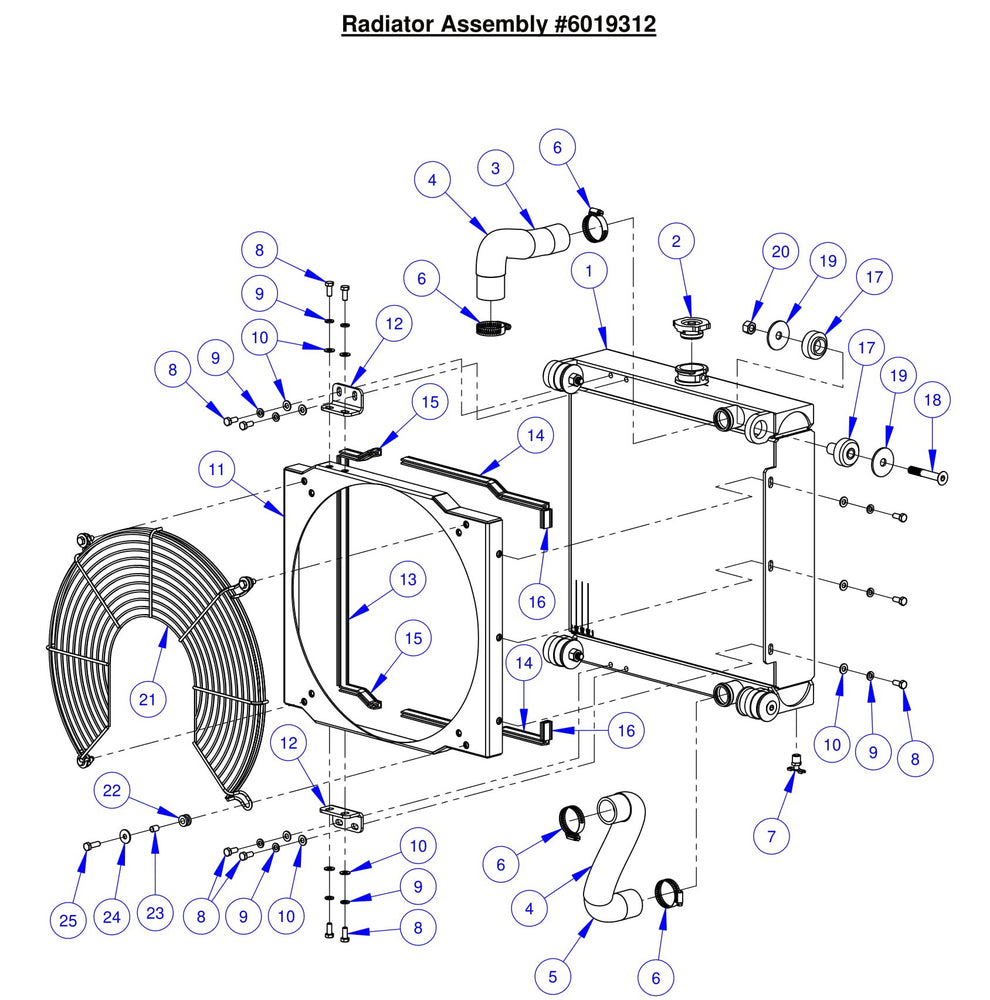 CC6561-3 Radiator Assembly 