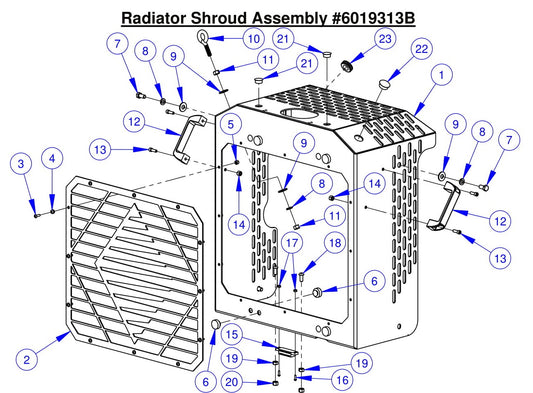 CC6561-3 Radiator Shroud Assembly