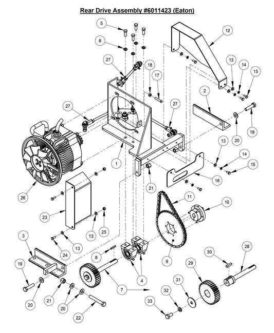 CC3500E (Rear Drive Assembly)