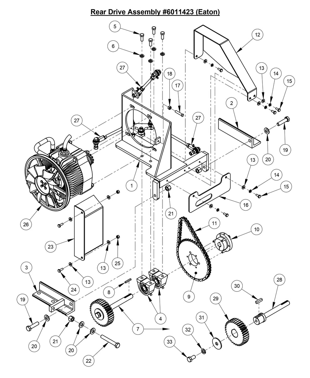 CC3500E (Rear Drive Assembly)