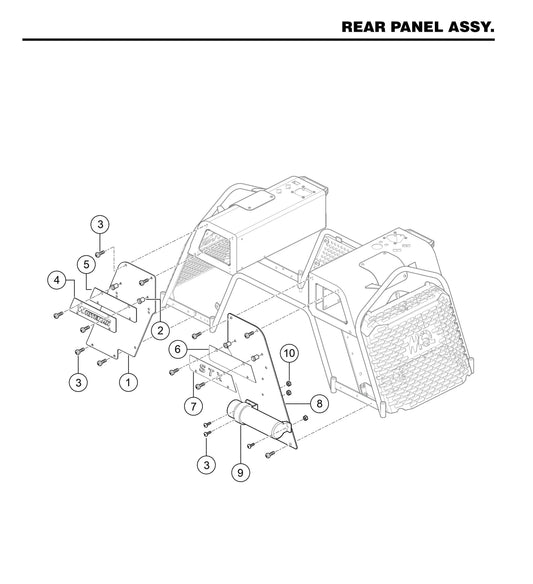 STXD6I Rear Panel Assembly