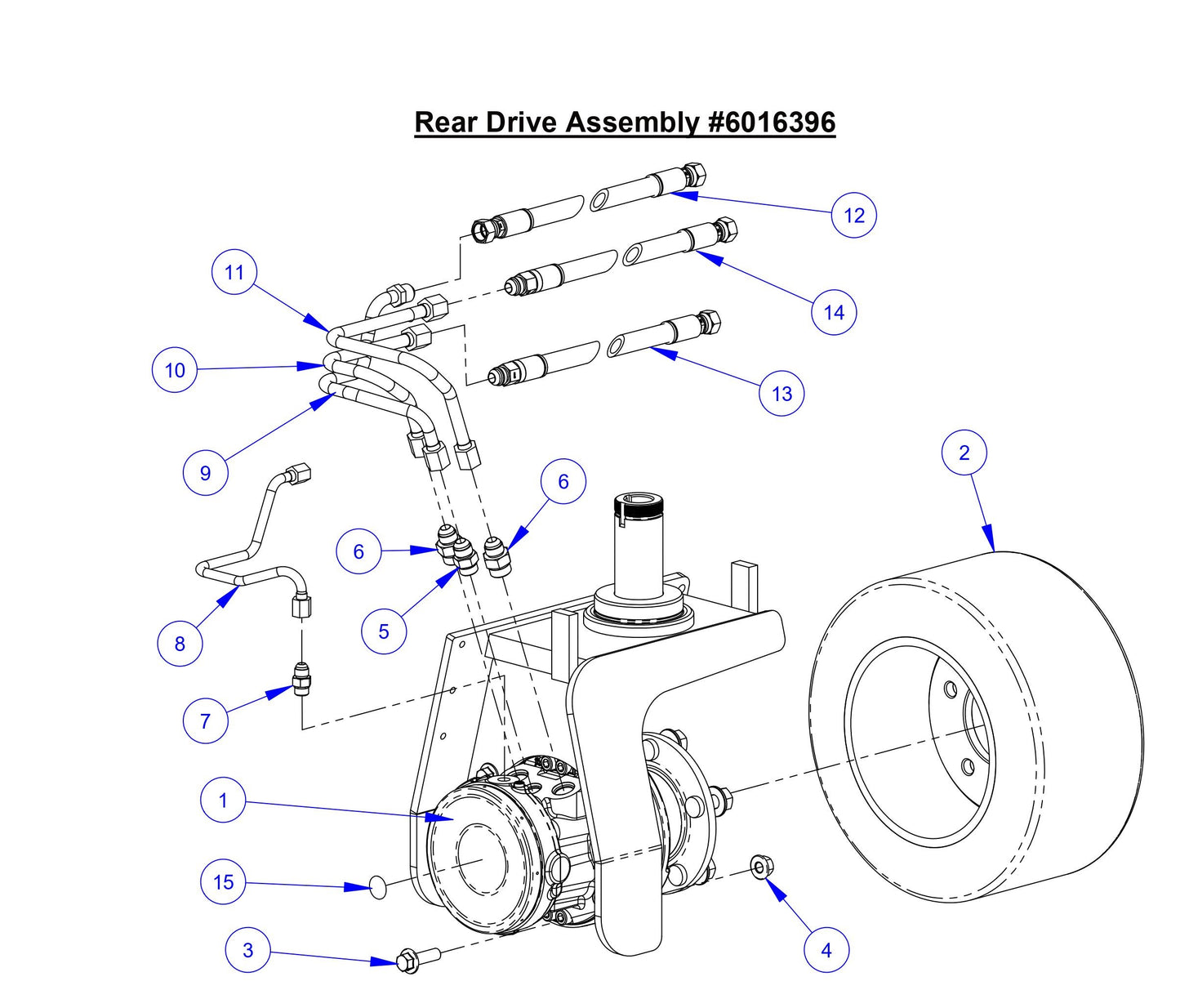 CC8574DD Rear Drive Assembly
