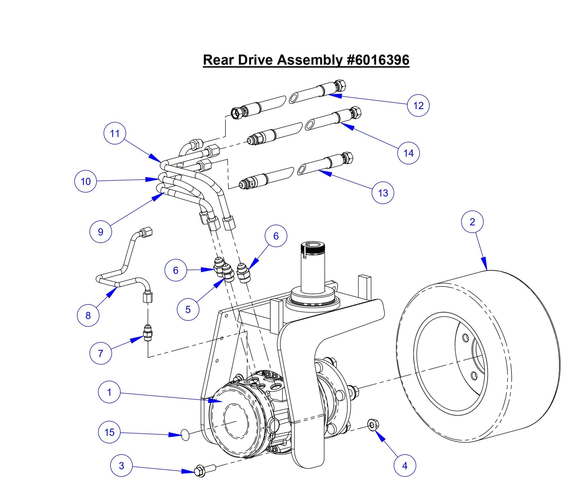 CC8574DD Rear Drive Assembly