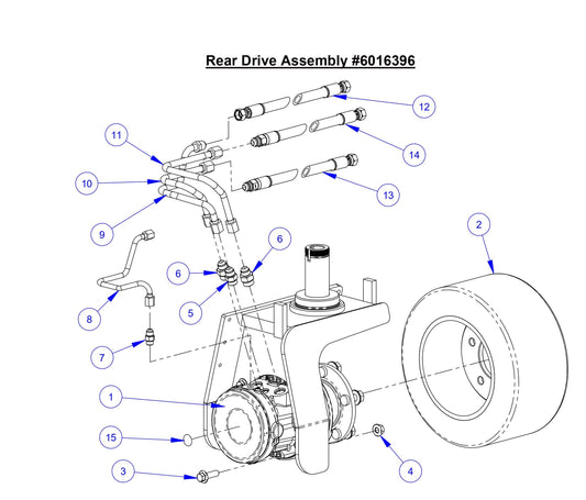CC8574DD Rear Drive Assembly