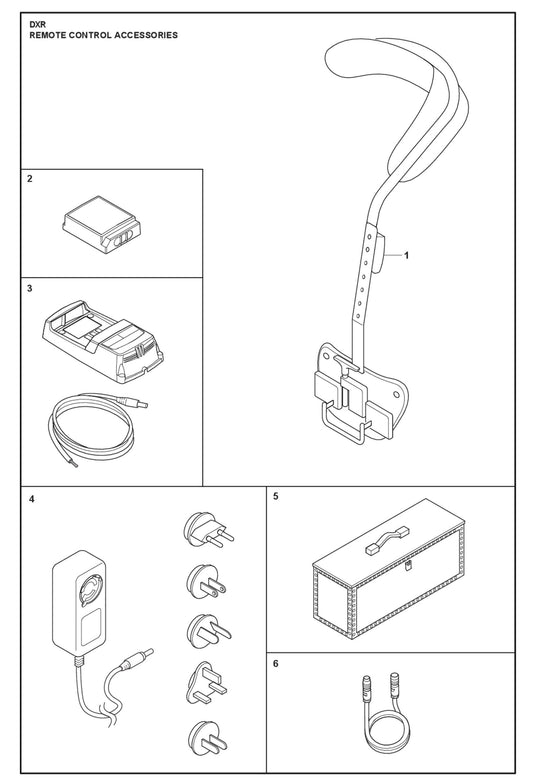 Remote Control Accessories Parts for DXR 145 By Husqvarna
