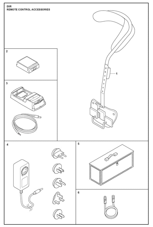 Remote Control Accessories Parts for DXR 95 By Husqvarna