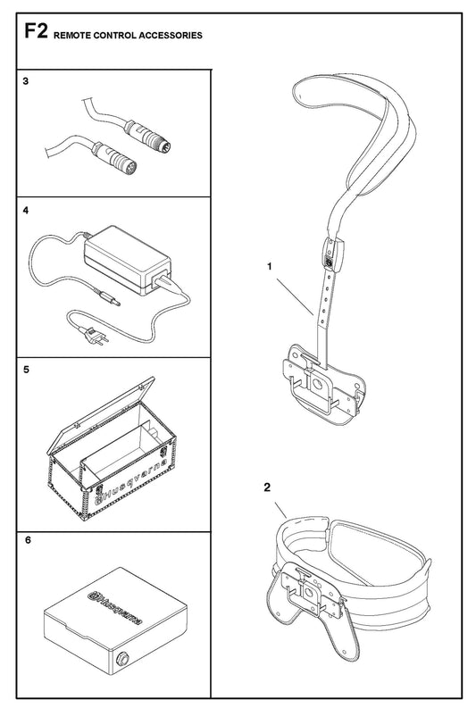 Remote Control Accessories Parts for DXR 300 By Husqvarna