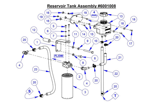 CC5049 Reservoir Tank Assembly