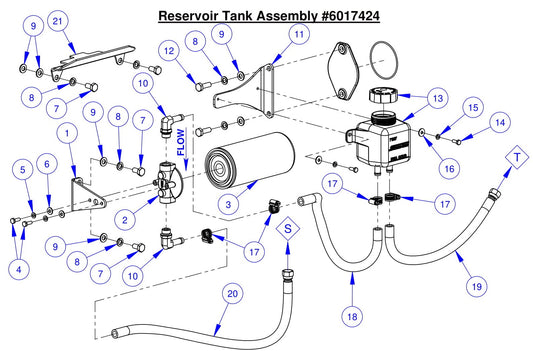 CC7574DK Reservoir Tank Assembly 