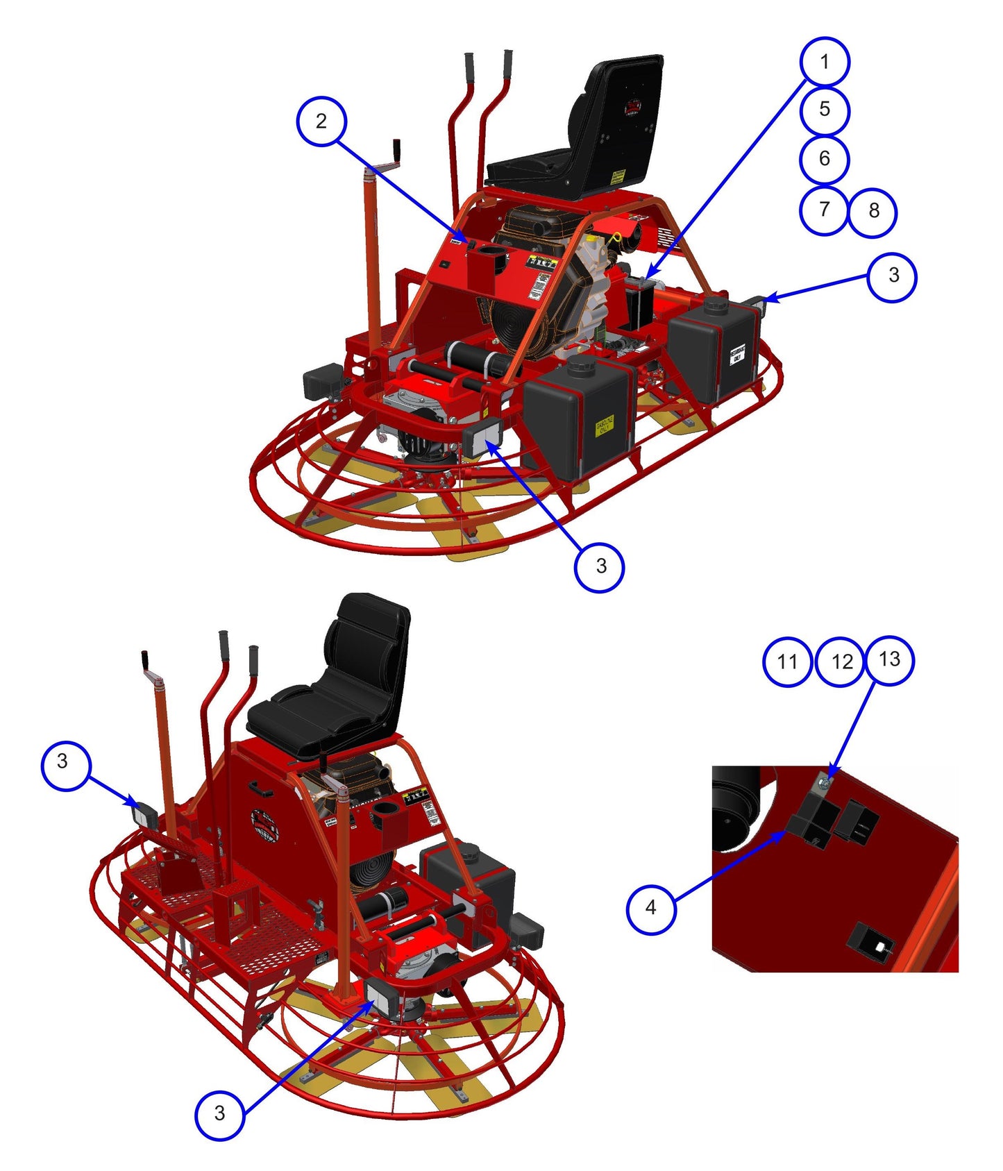 MSP445 (Pre 2021) Electrical System Assembly Parts