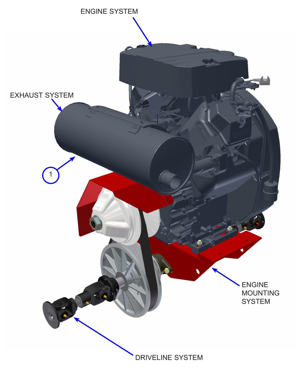 MSP445 (Pre 2021) Gas Power Unit Assembly Parts