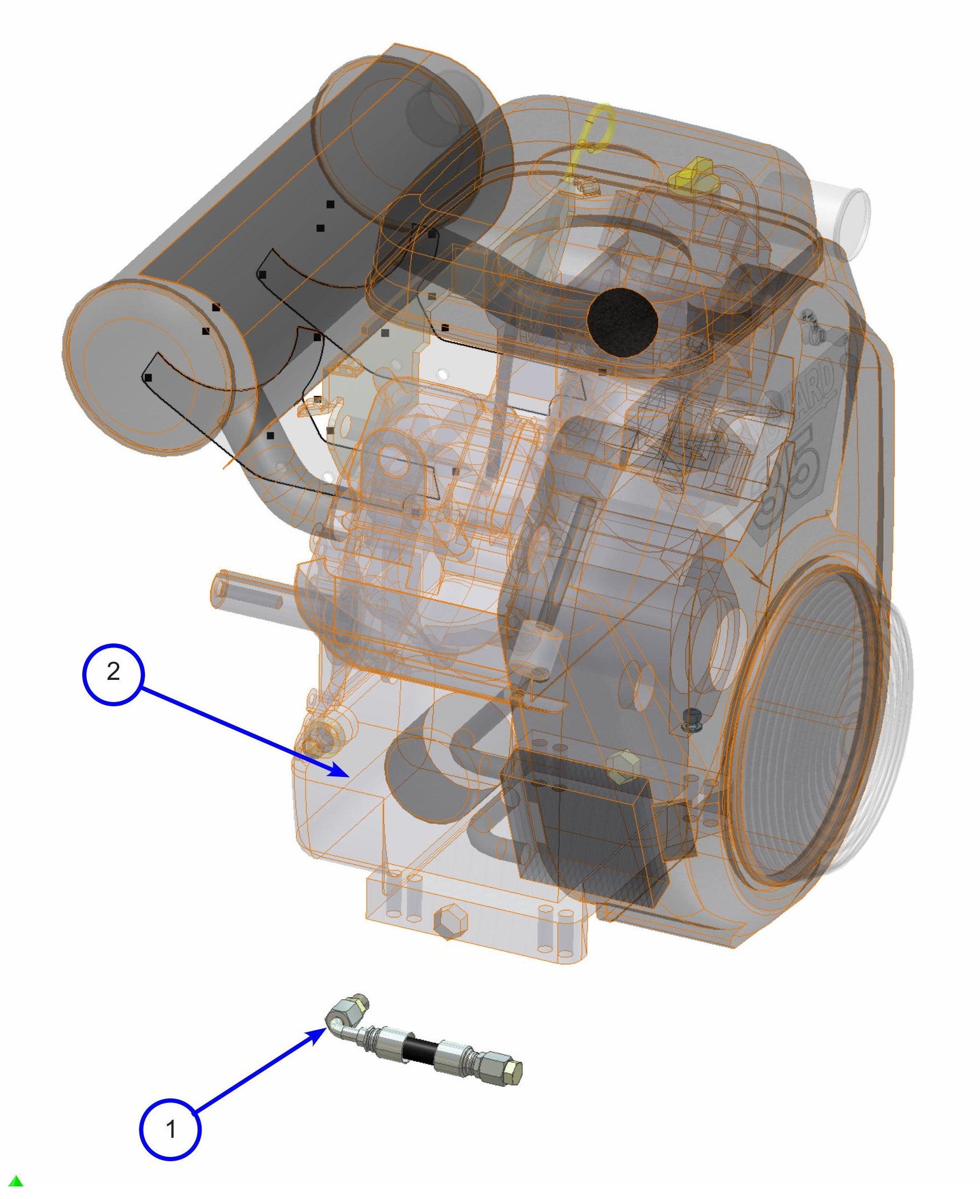 MSP445 (Pre 2021) Oil Drain System Assembly Parts