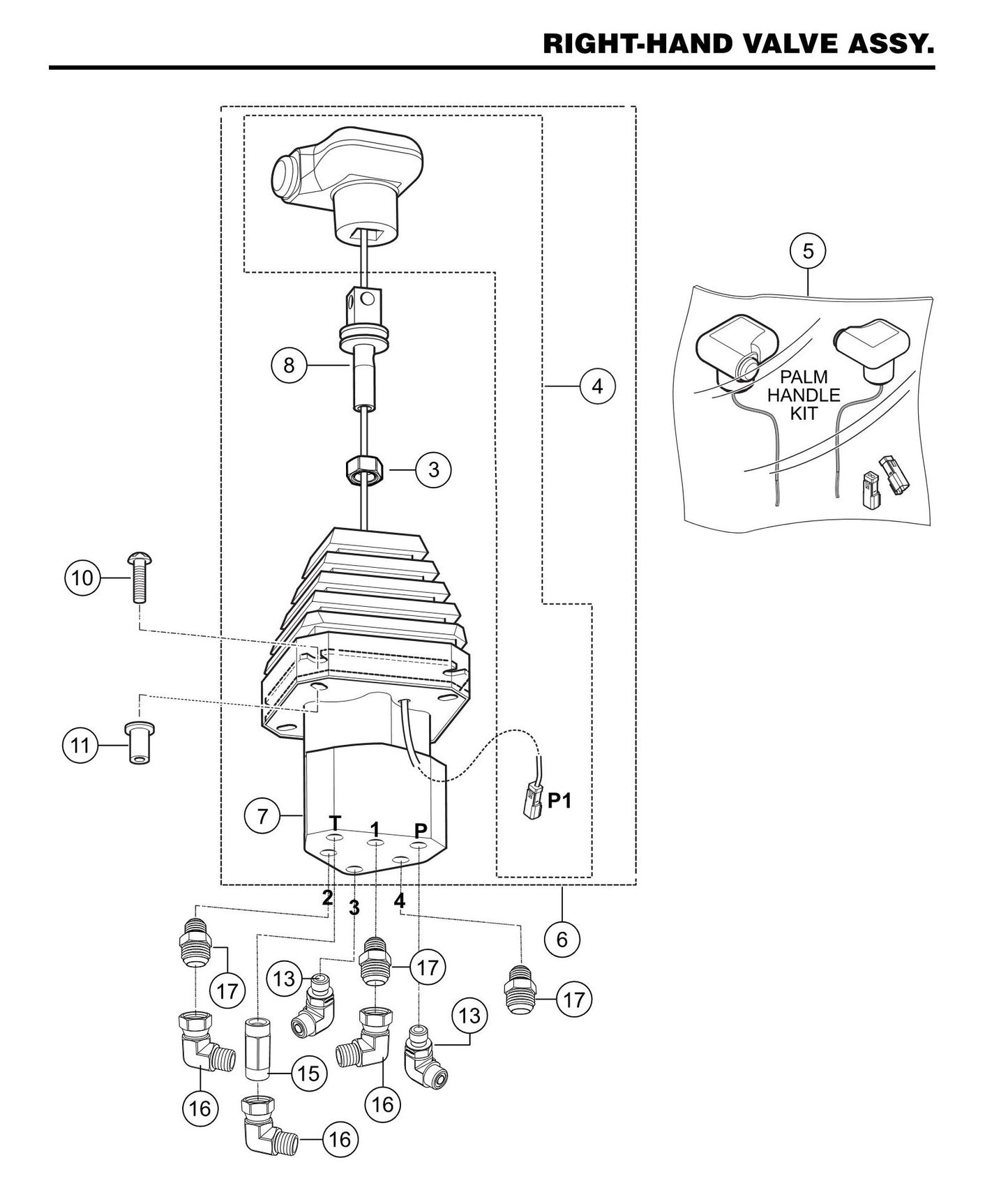 STX6H Right-Hand Valve Assembly
