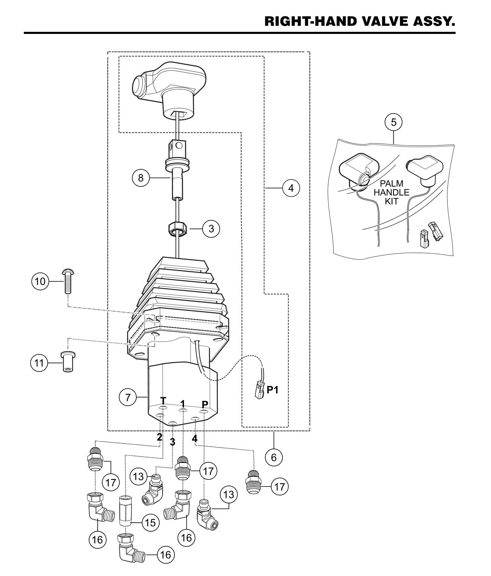 STX6H Right-Hand Valve Assembly