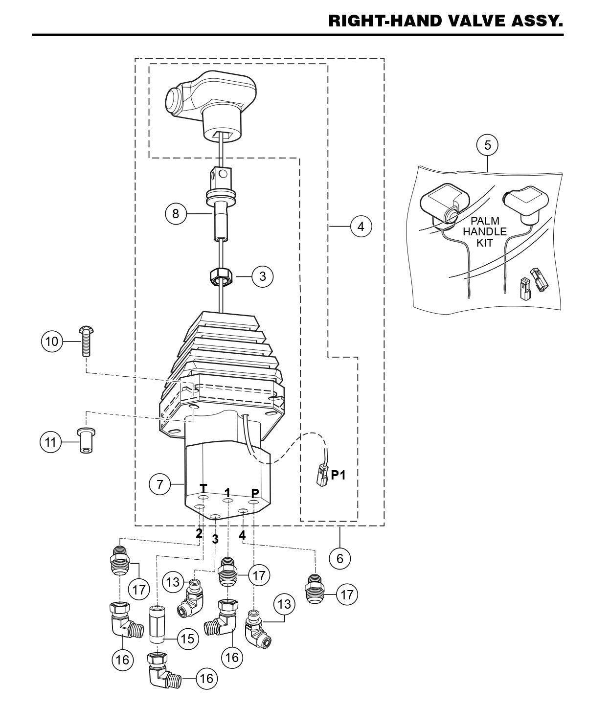 HTX6H Right-Hand Valve Assembly