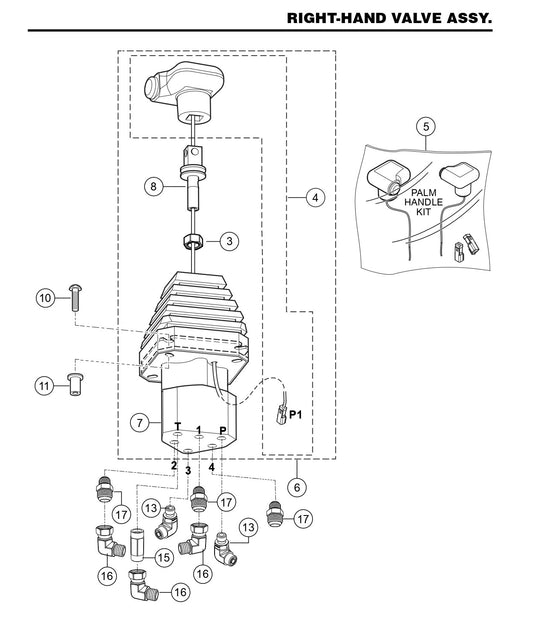HTX6H Right-Hand Valve Assembly