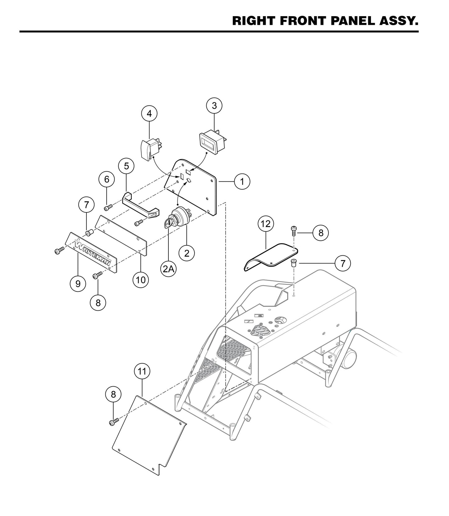 STXD6I Right Front Panel Assembly