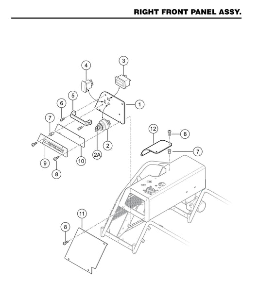 STXD6I Right Front Panel Assembly