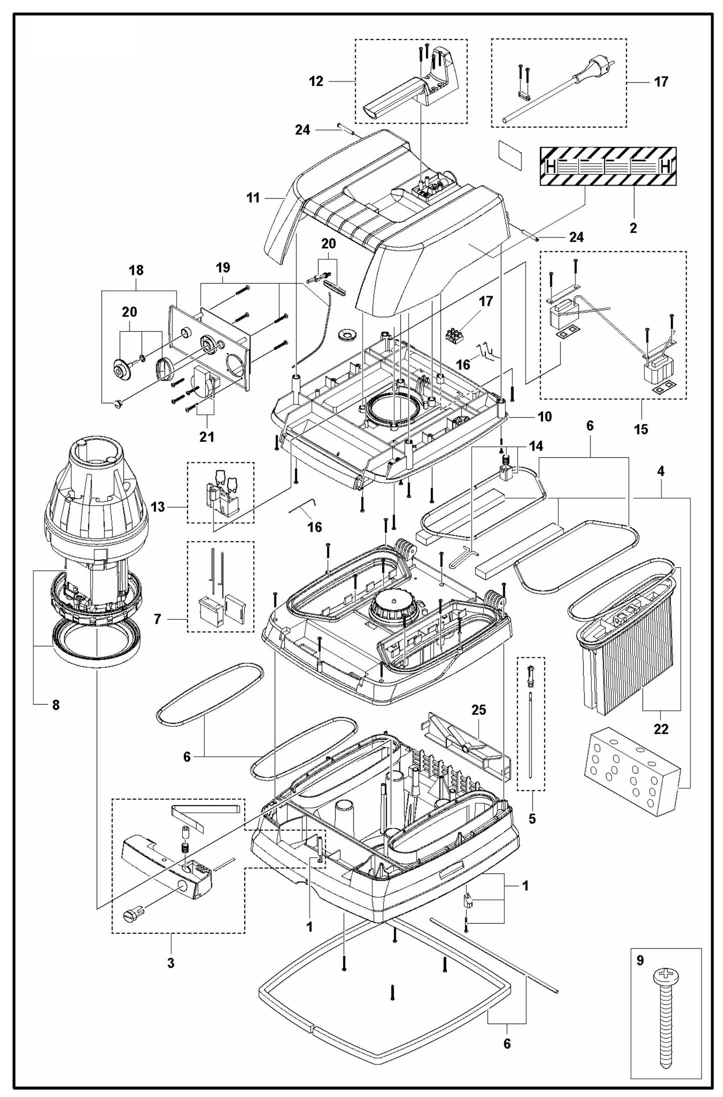 S 11 Chassis Assembly Parts