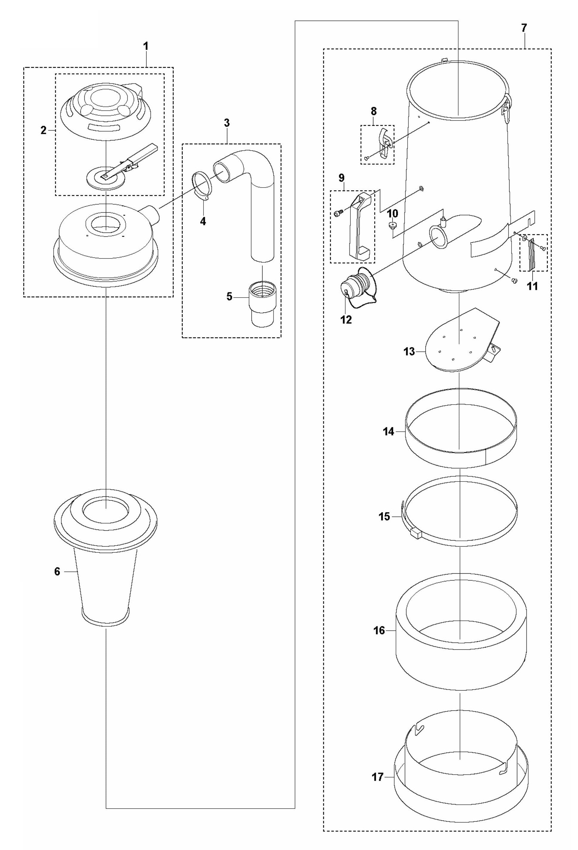 S 13 Tank Assembly Parts