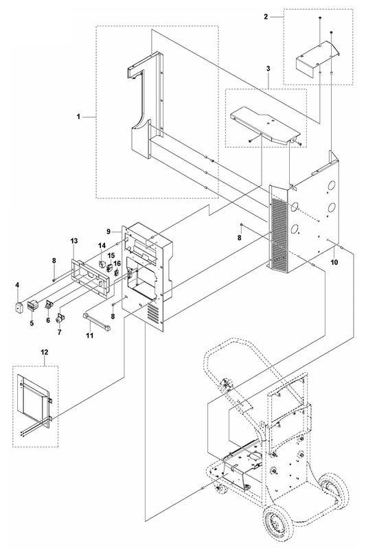 S 36 Frame Assembly Parts