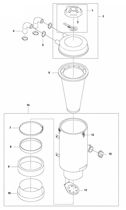 S 36 Tank Assembly Parts