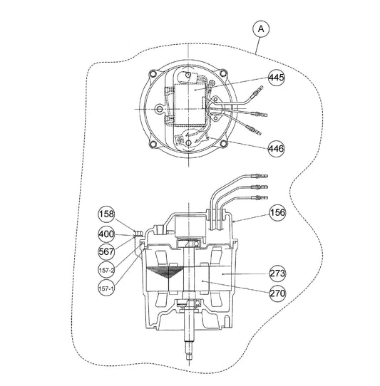 S500CE Electric Motor Assembly Parts