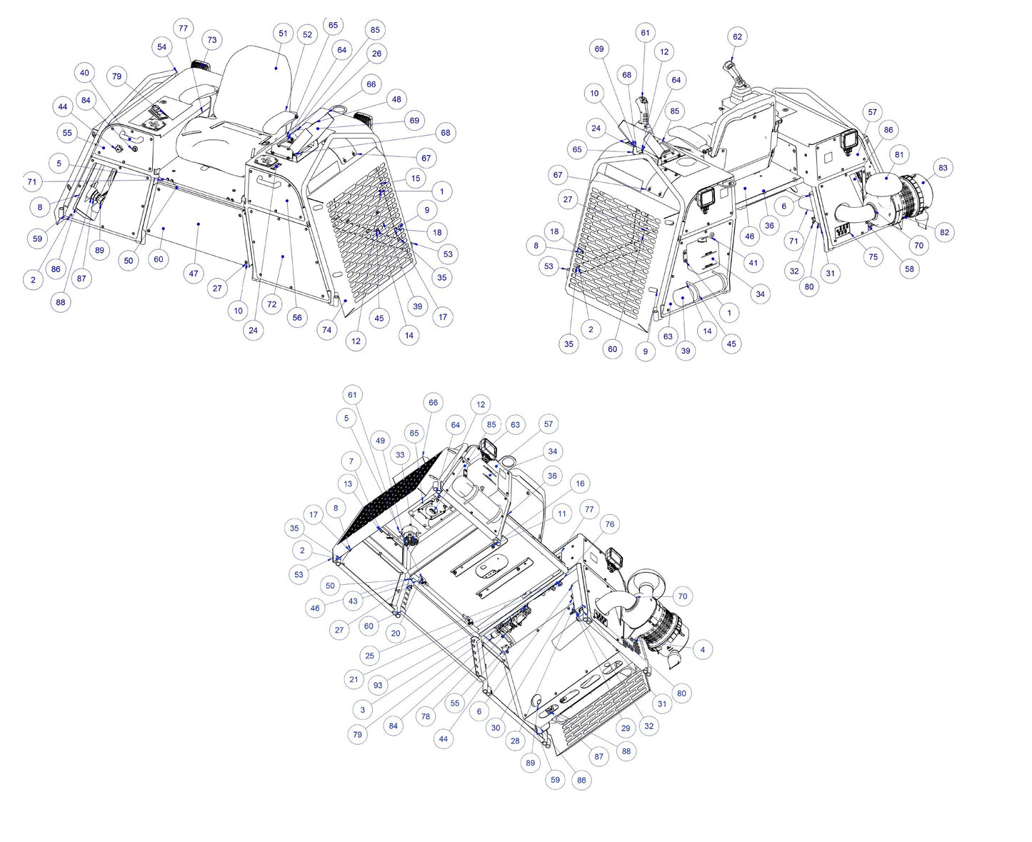 HDX760 Hydra Drive Extreme Riders Seat Frame Assembly Parts by Allen Engineering