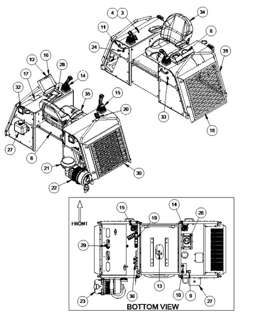 HDX600 Hydra Drive Extreme Riders Seat Frame Assembly Parts By Allen Engineering 